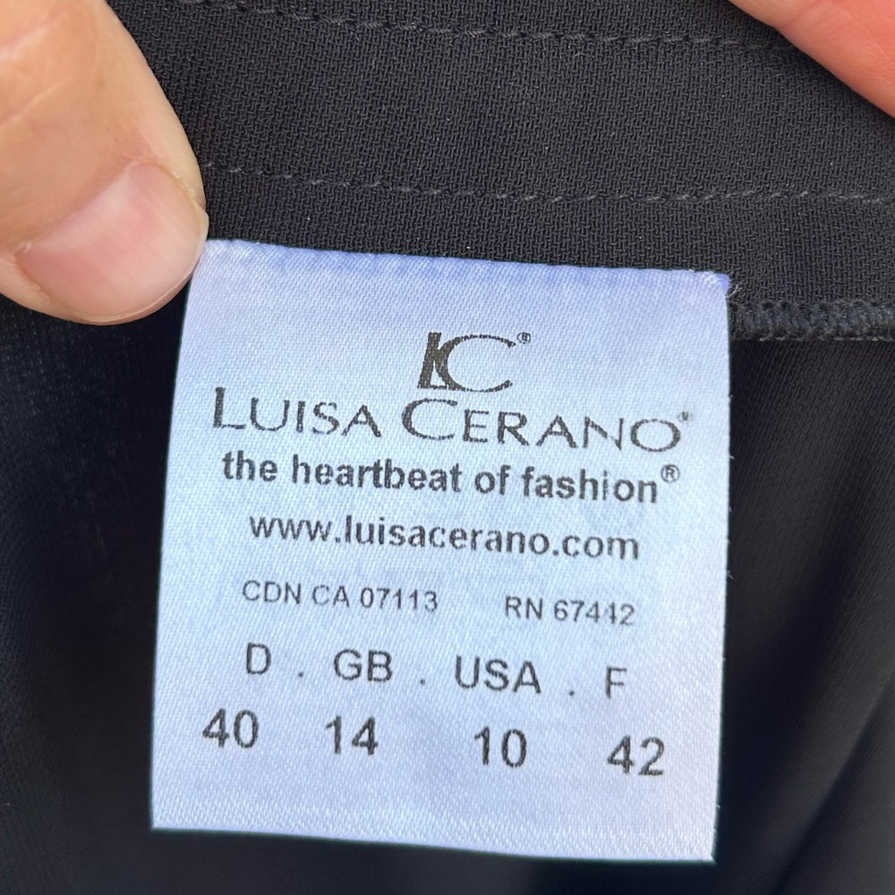 Luisa Cerano crepe Pants, size 10