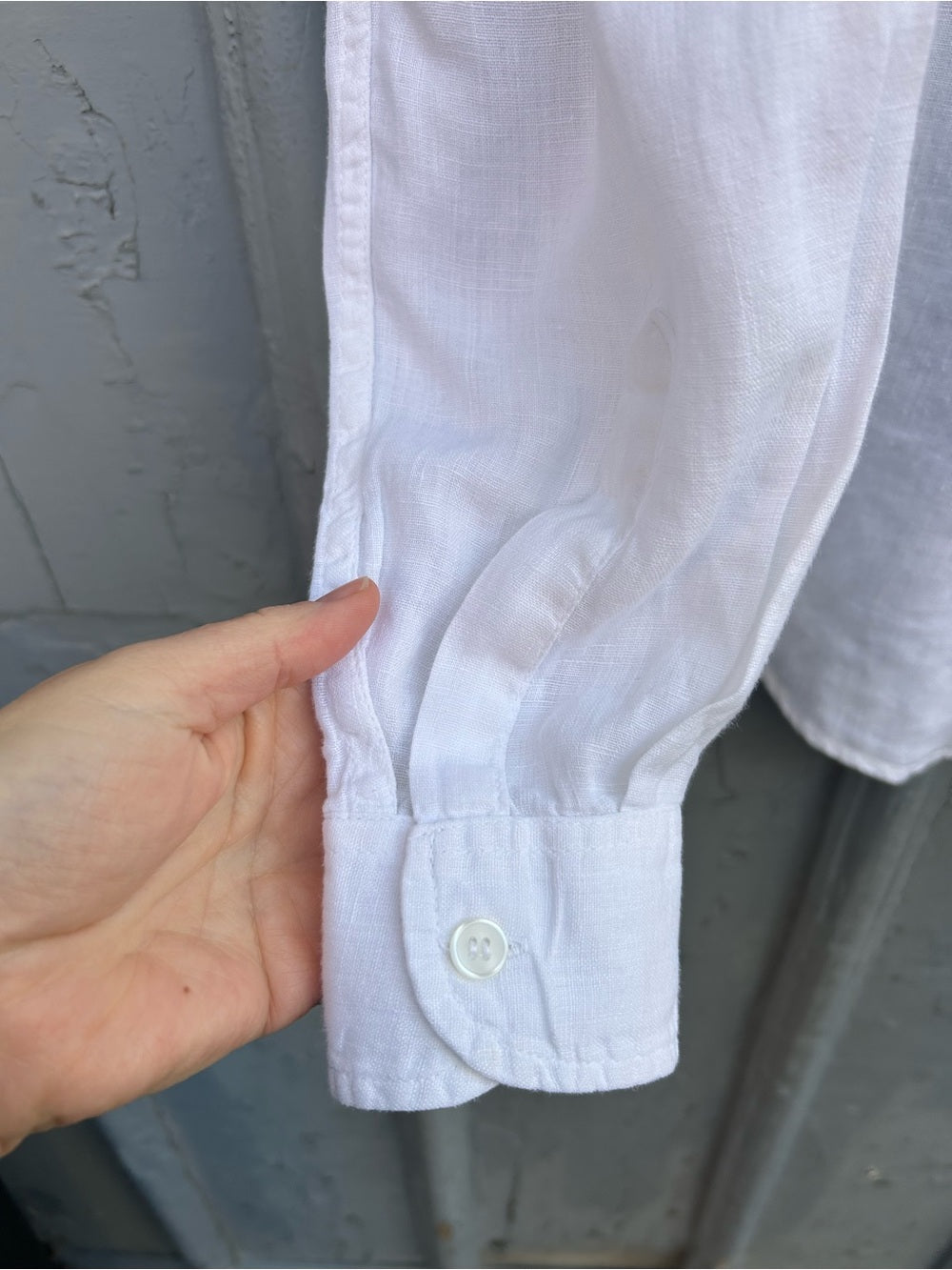 Francesca Casola Linen Buttondown, size XS (fits larger)