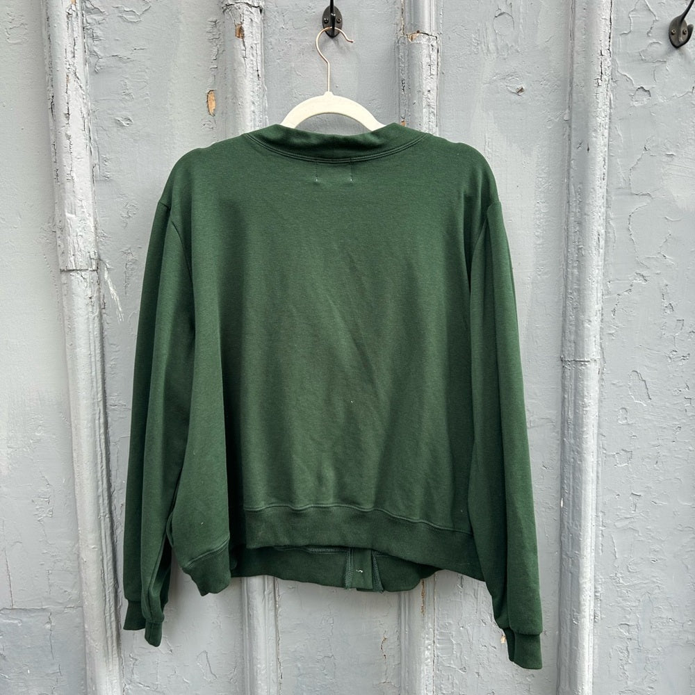 Franc Green The Cropped Cardi, size 1X