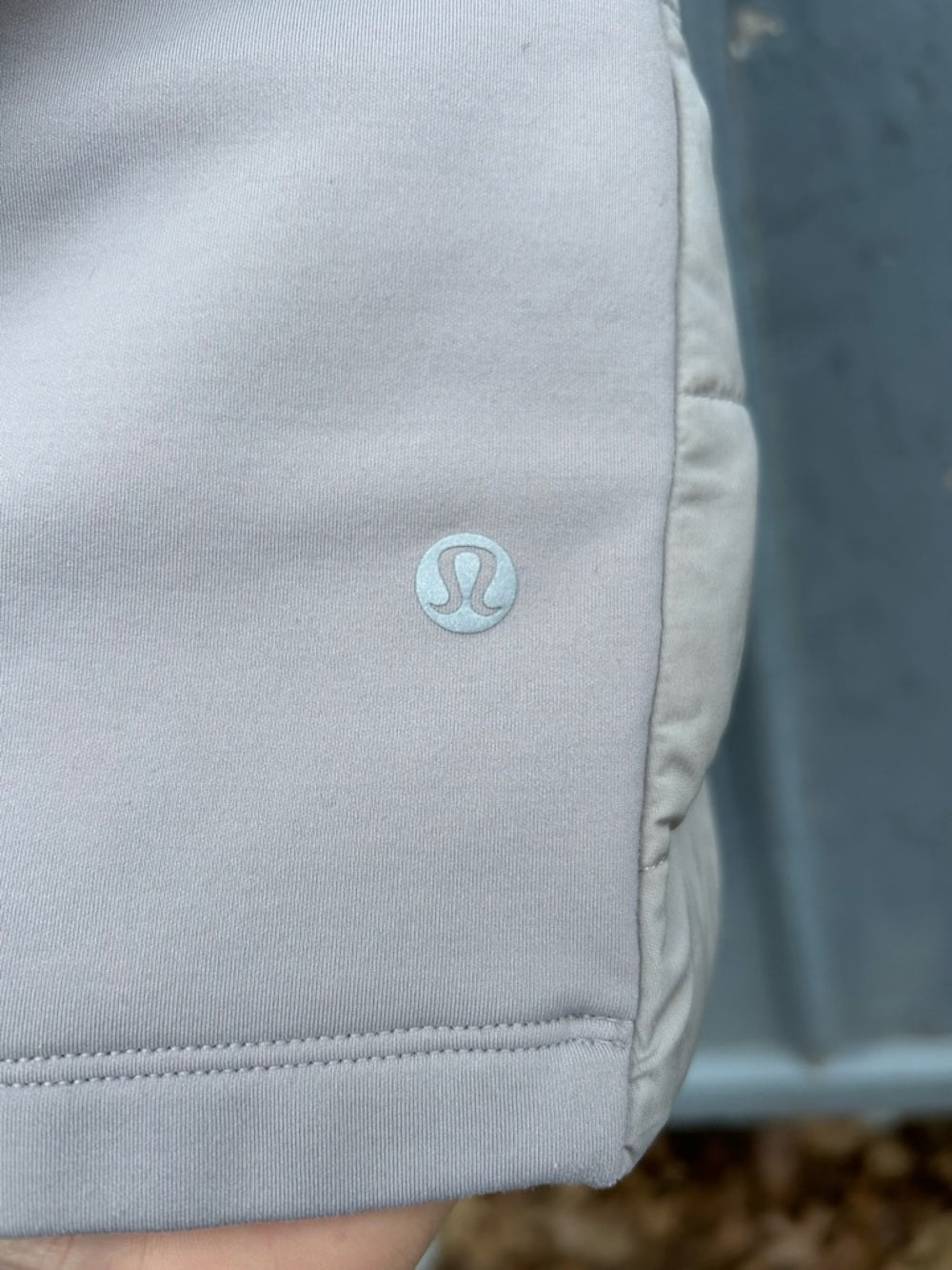 Lululemon Chrome Down for it all vest, size 8