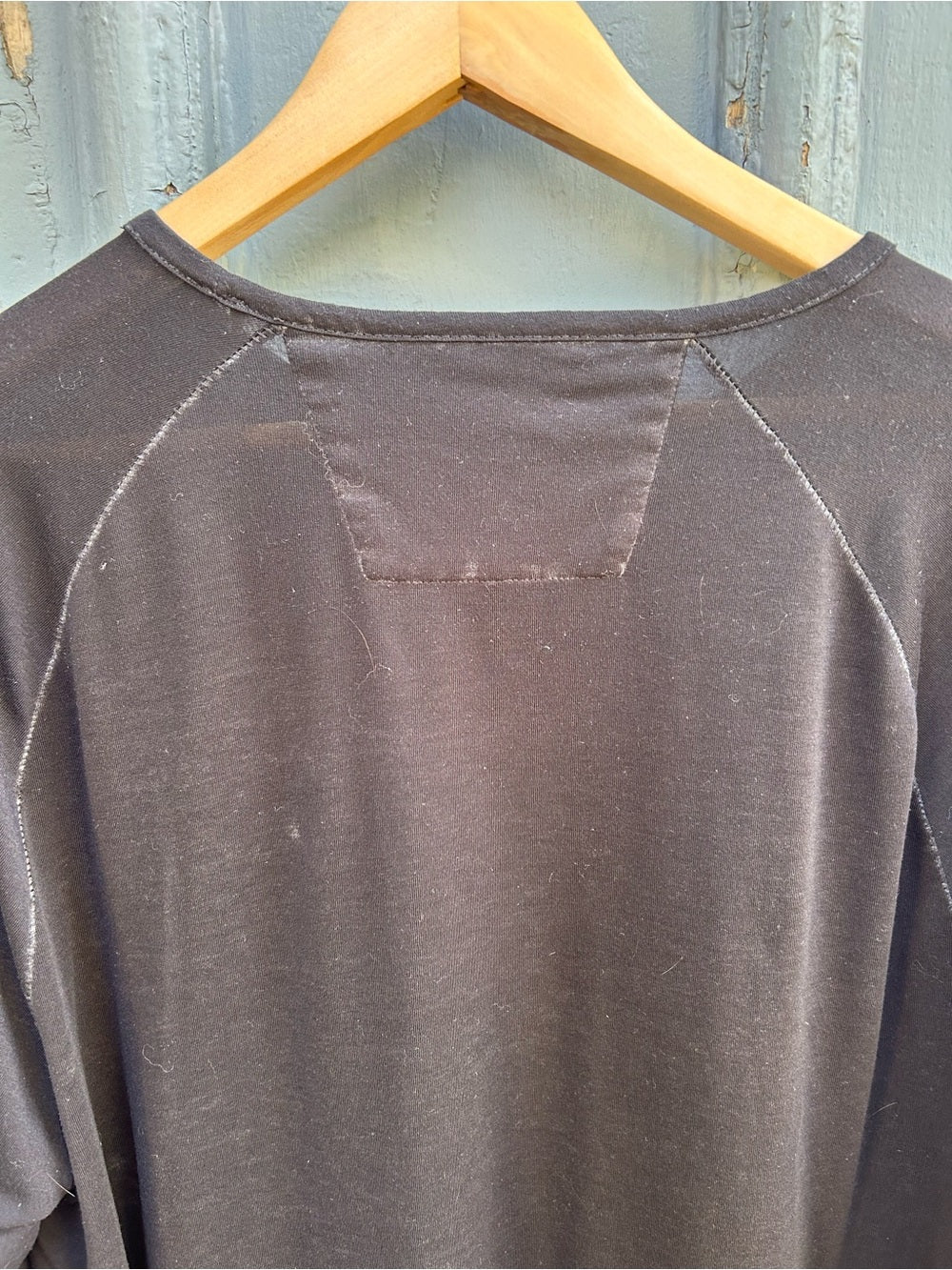 John Varvatos black long sleeve tee crewneck tee, size XXL