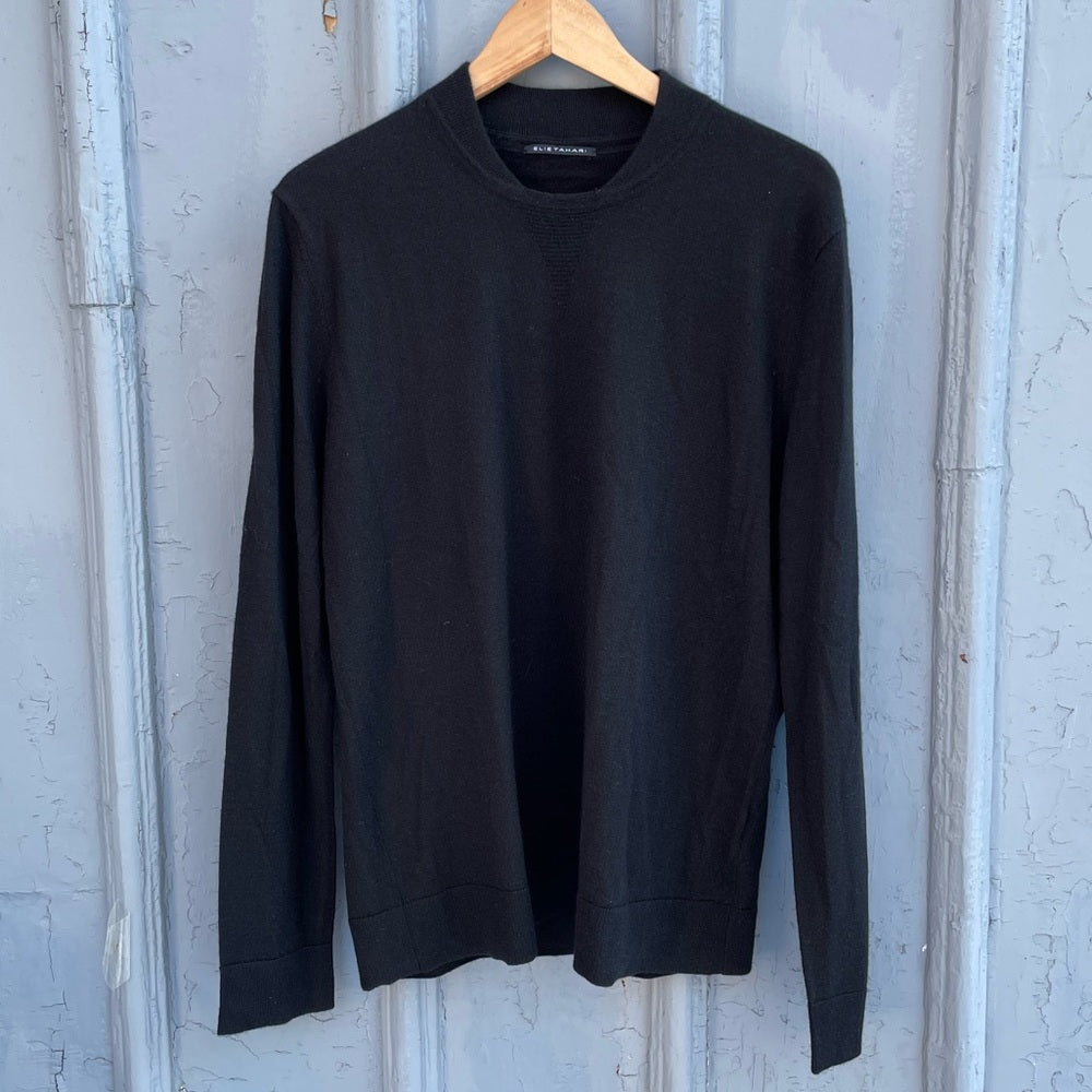 Elie Tahari Black Cashmere sweater, size XL