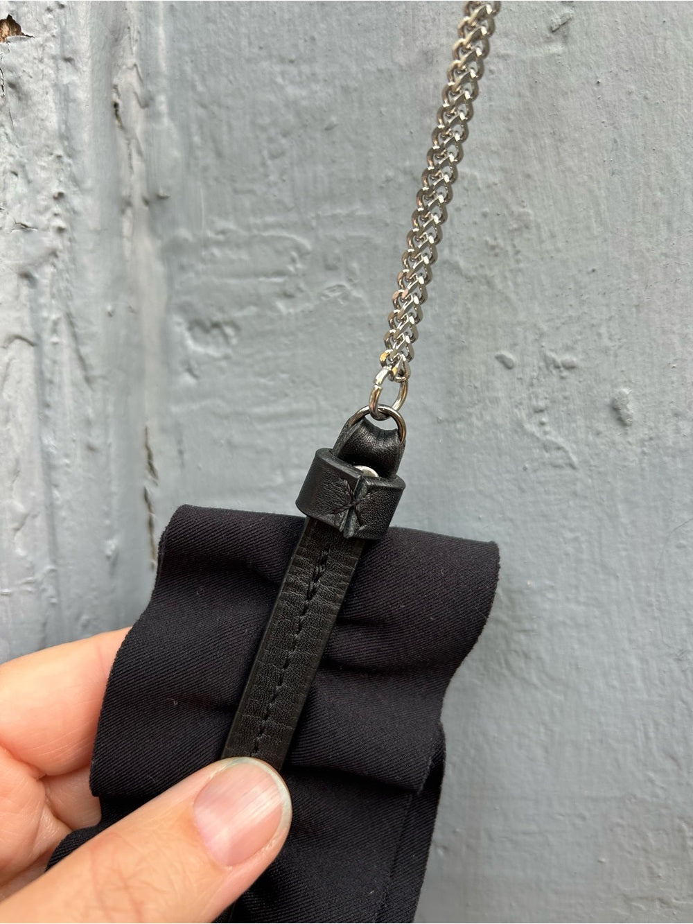 Marie Saint Pierre Black Ruffle Necklace, OS
