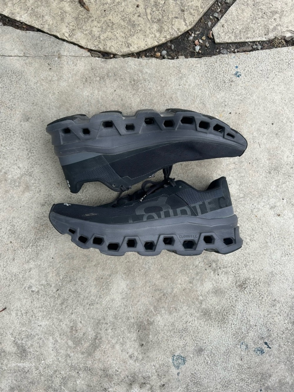 On Running CloudMonster shoes, size 9