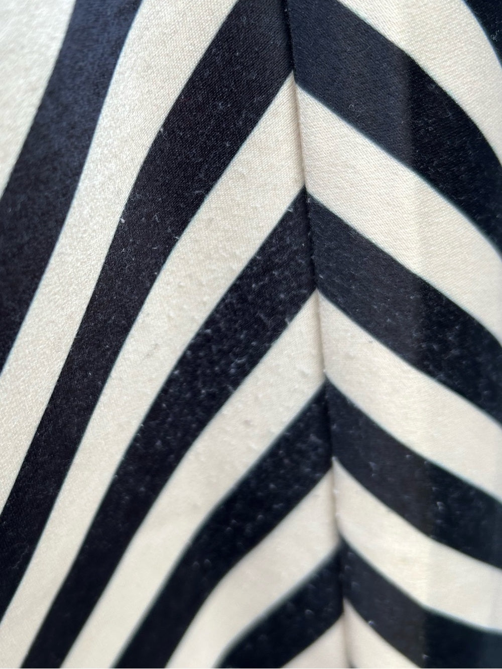 Shona Joy black & white Striped Satin Slip dress, size 4