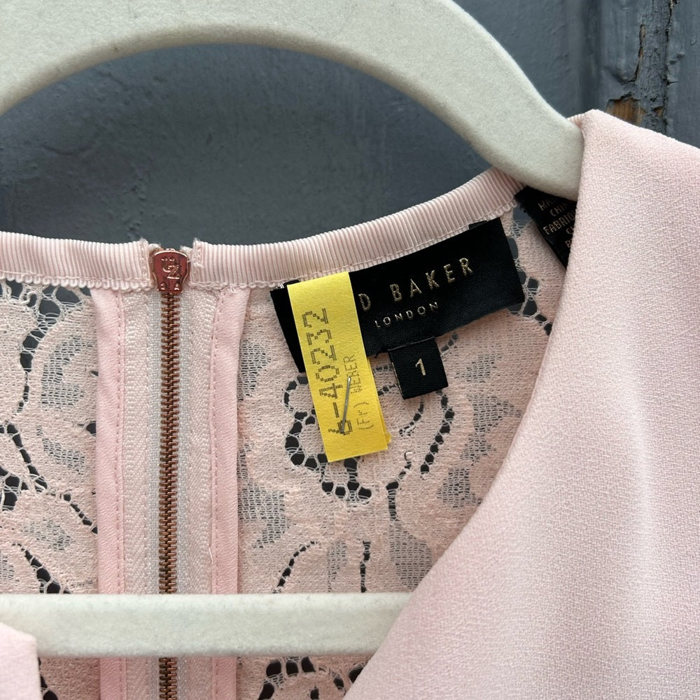 Ted Baker pink Sasica Blouse, size “1” (Small)
