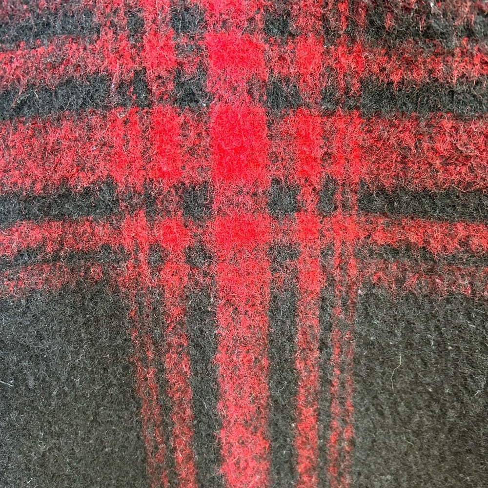 Michael Michael Kors Red Plaid Wool blend Jacket, size XL