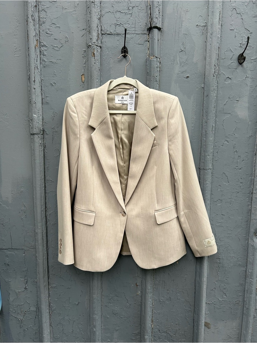 Babaton Heather Chrome Commerce Blazer, BNWT, size 10