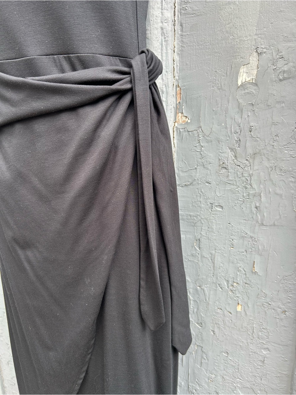 Wilfred Black Saturn Midi Dress, small
