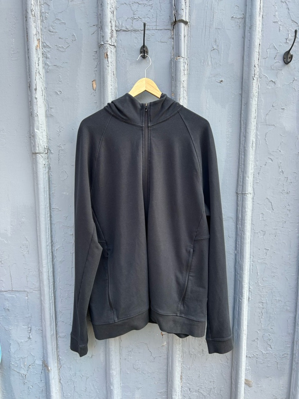 Lululemon Black City Sweat Full Zip Hoodie, size XL