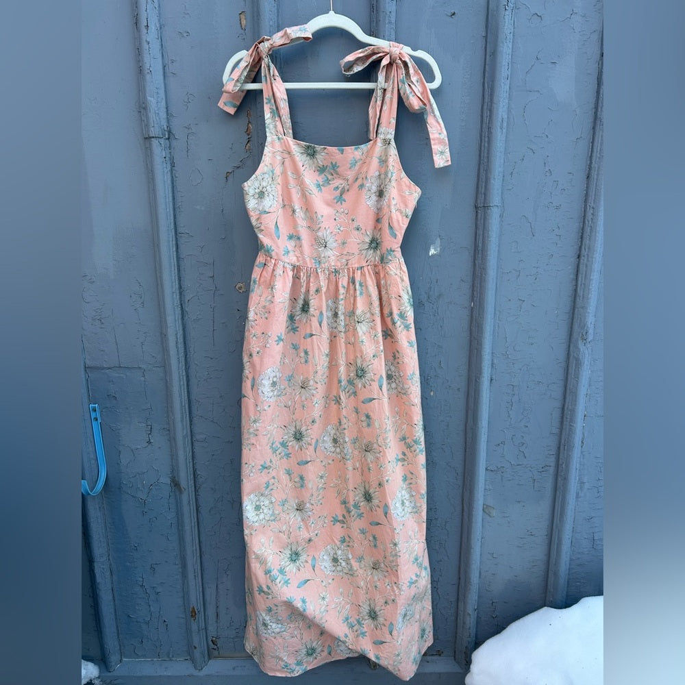 Gal Meets Glam x Anthropologie Makenna floral maxi dress, Size 8