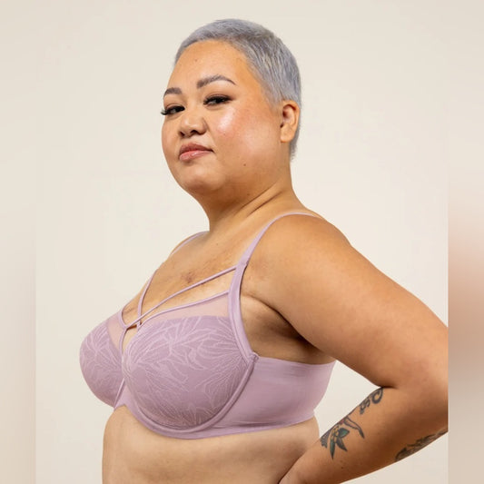 Harper Smooth Lace FlexWire Strappy Soft Cup Bra, Size 38 DDD