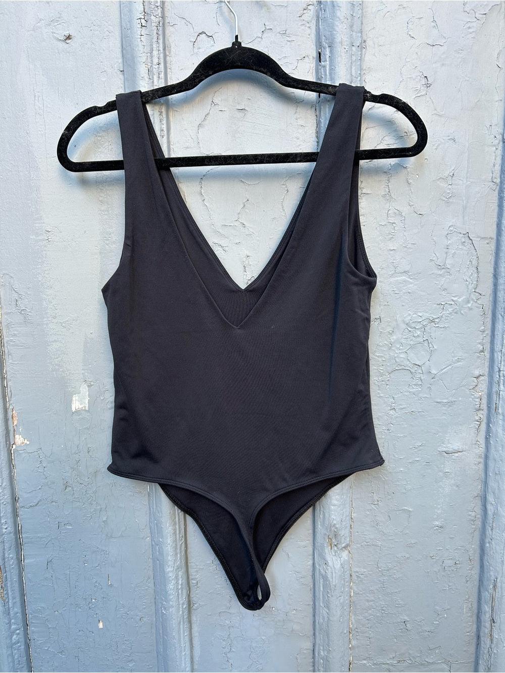 Babaton black Contour bodysuit, Large