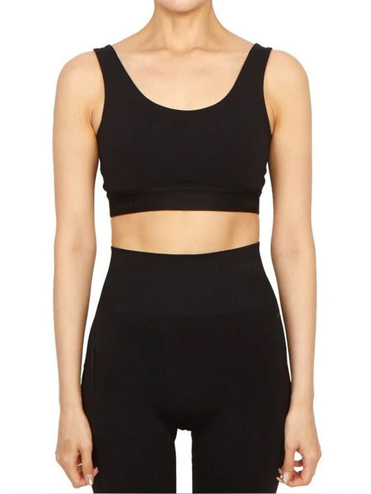 MaxMara Leisure Nerone Black Sports Bra, size M