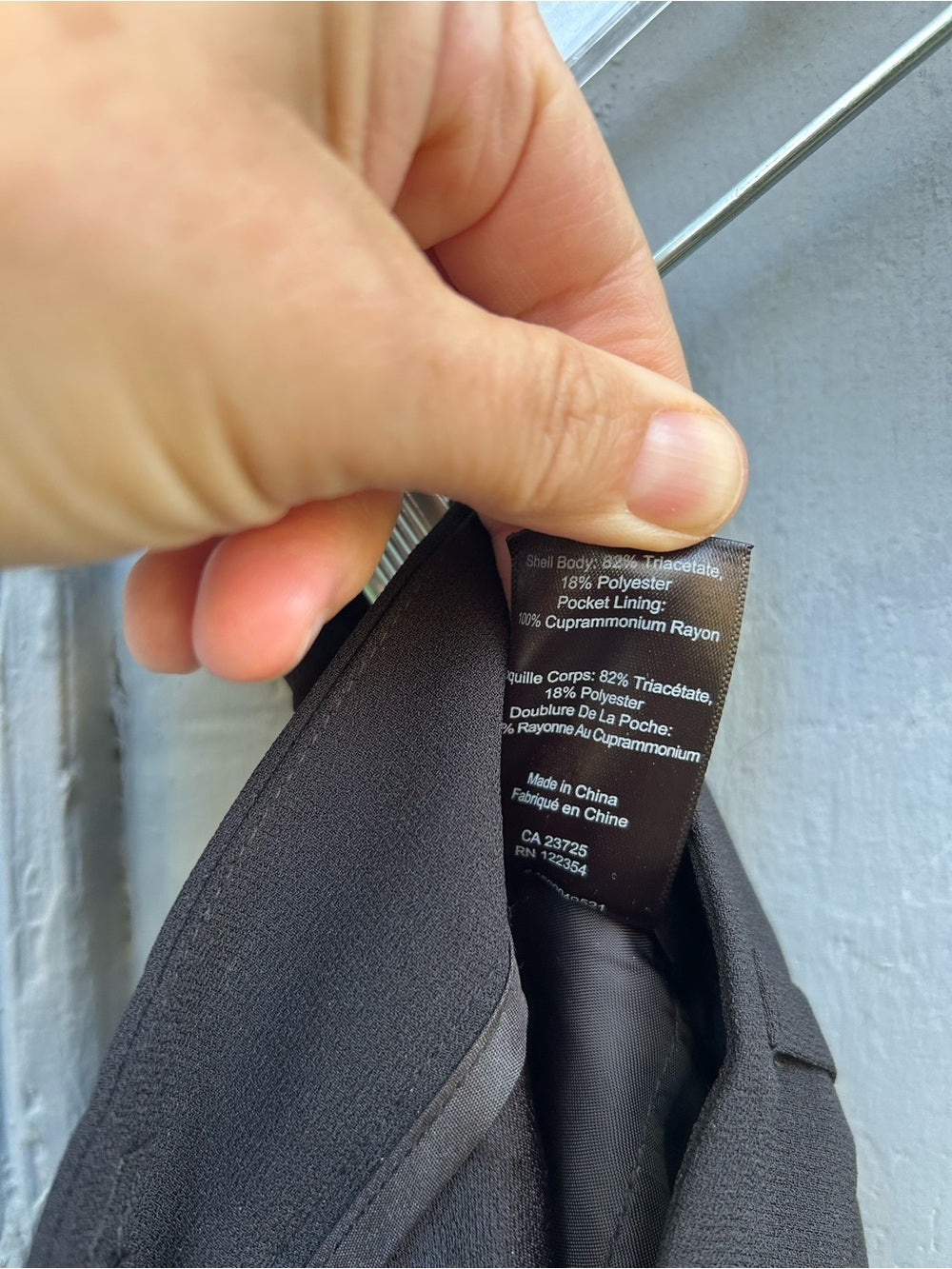 Babaton Black Japanese Crepe Pants, size 4