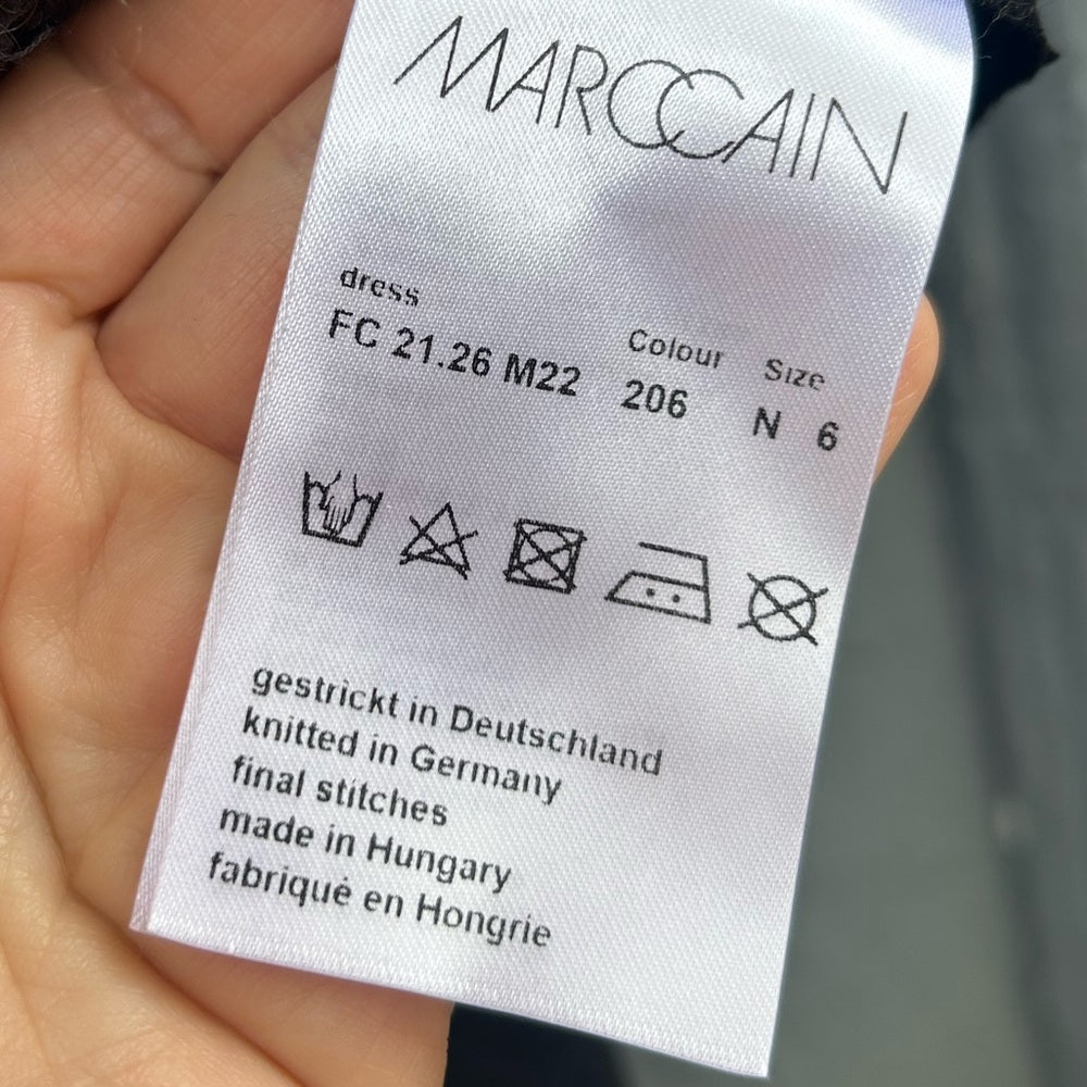 Marc Cain Plaid Shift Dress, Size “N6” (Us14)