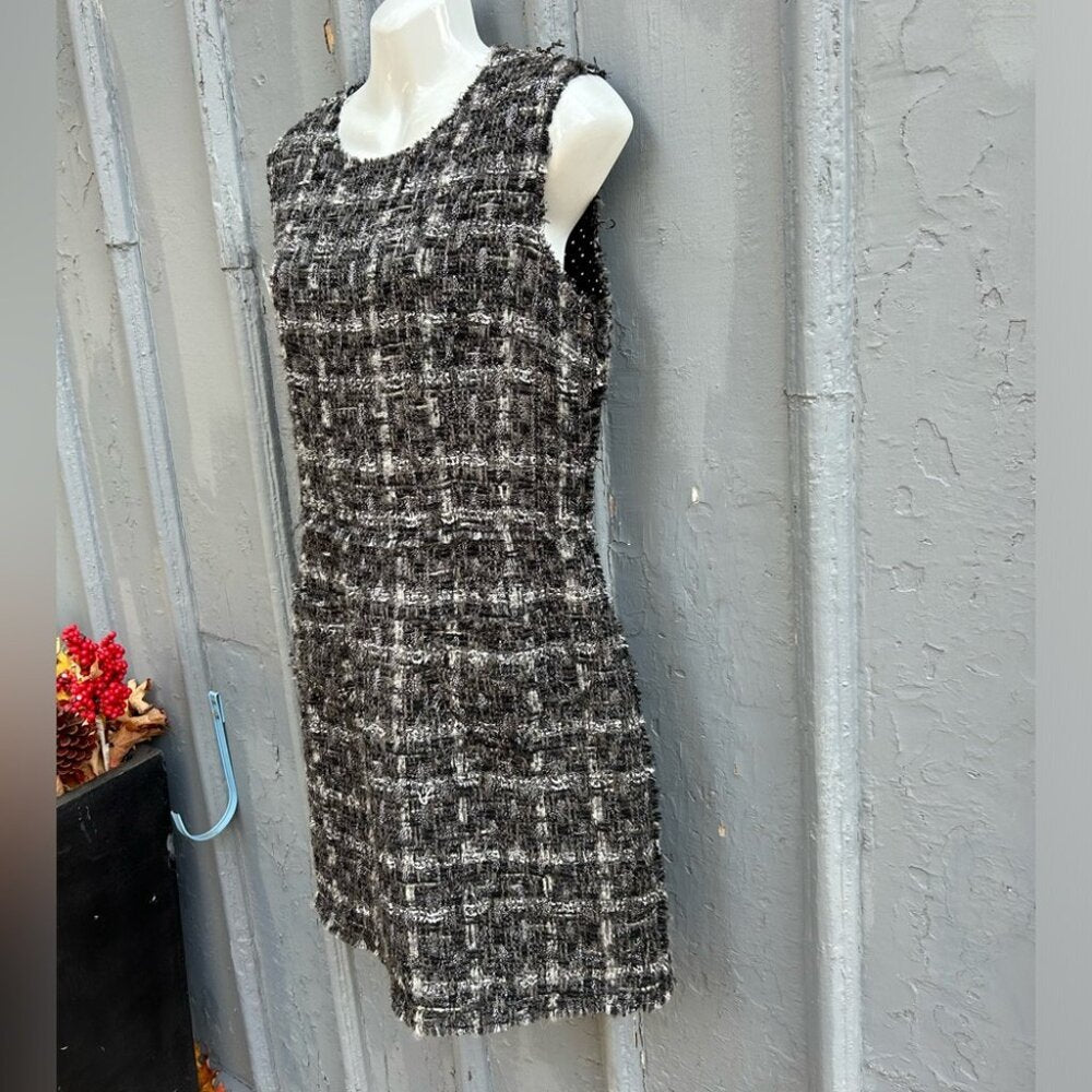 Dolce & Gabbana Houndstooth Tweed Dress, size approx 6/8