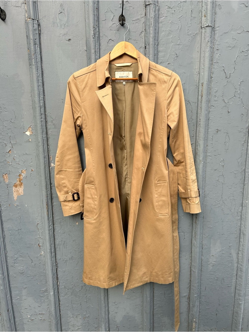 Babaton Santiago Trench, size Small