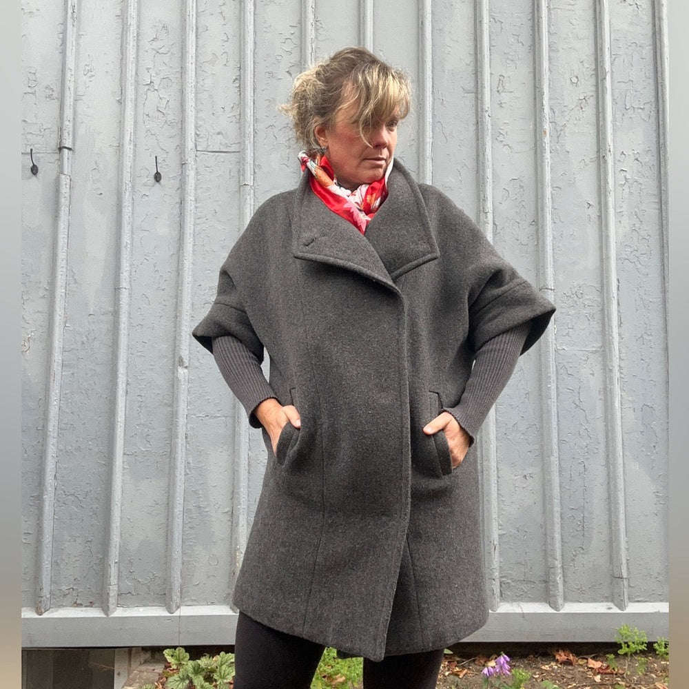 Melow by Melissa Bolduc Wool Coat, size M/L