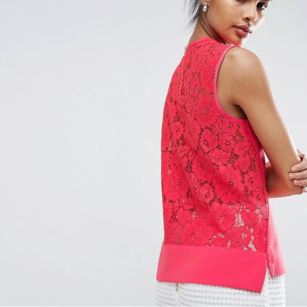 Ted Baker pink Sasica Blouse, size “1” (Small)