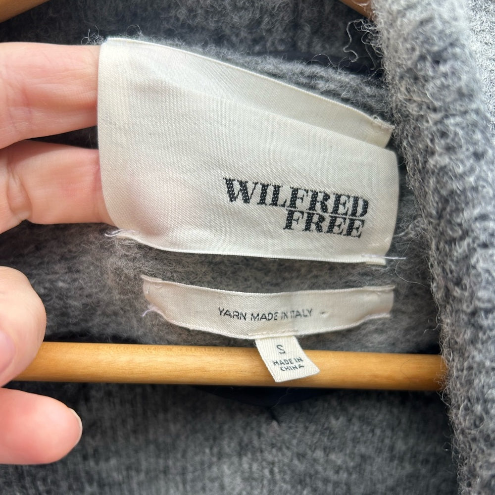 Wilfred Free Grey Plaid Off Duty Jacket, Small
