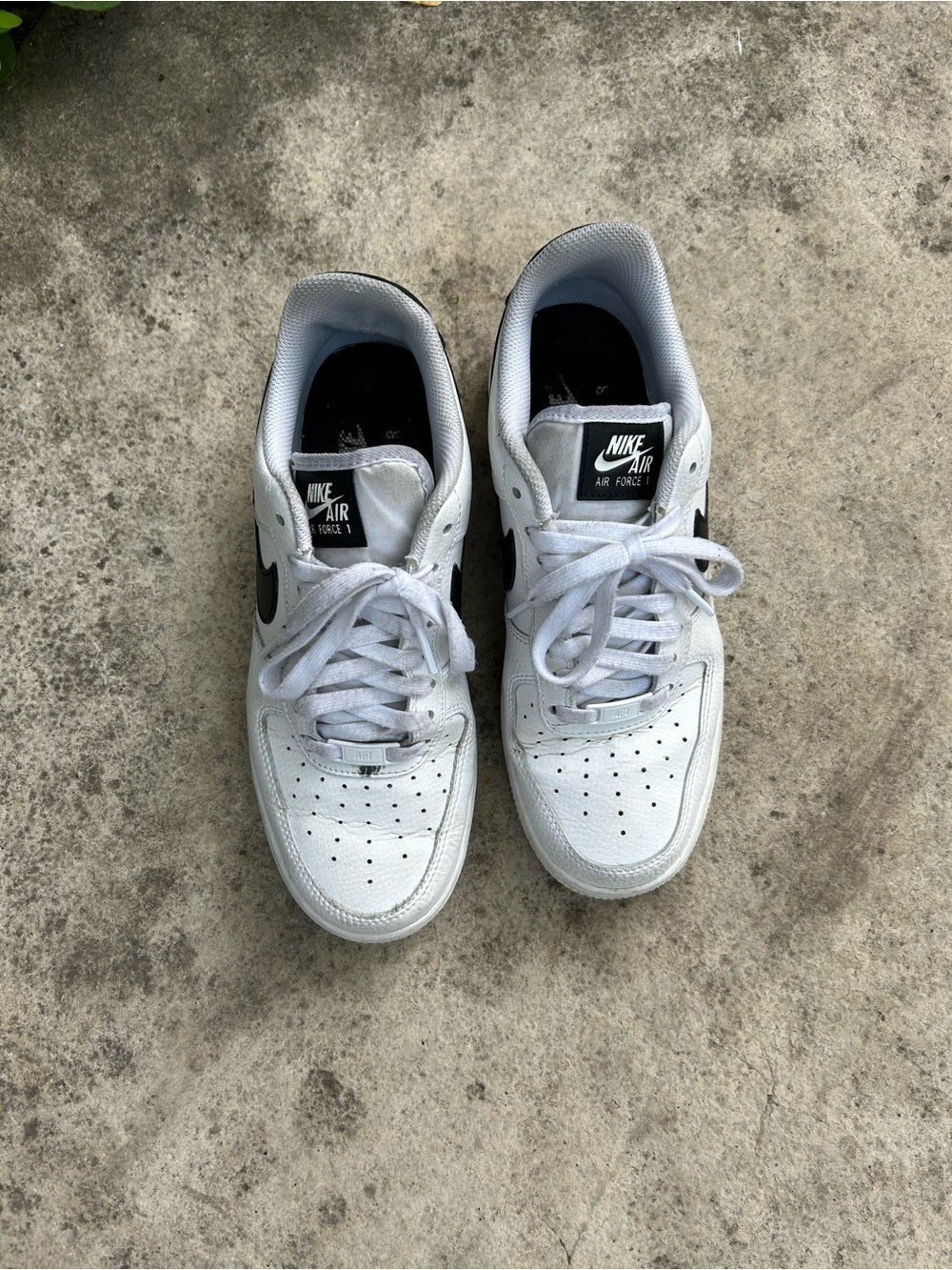 Nike White AF1, W size 9, M size 7