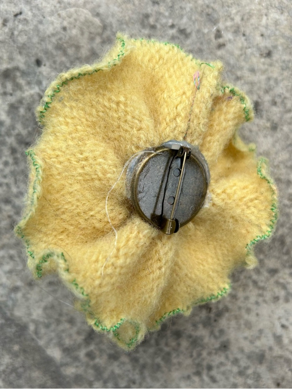 Vintage Cashmere Floral Brooch
