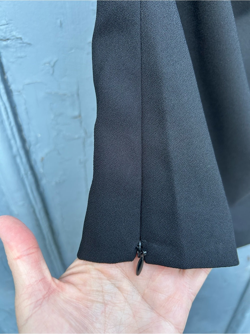 Club Monaco One shoulder black blouse, size 10