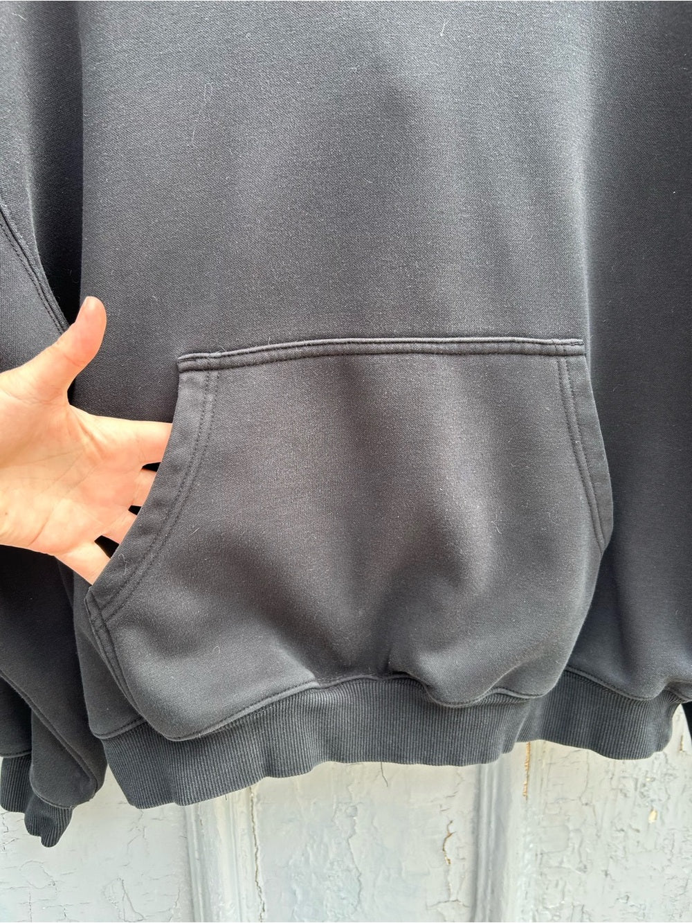 Fabletics Black Hoodie, size Large