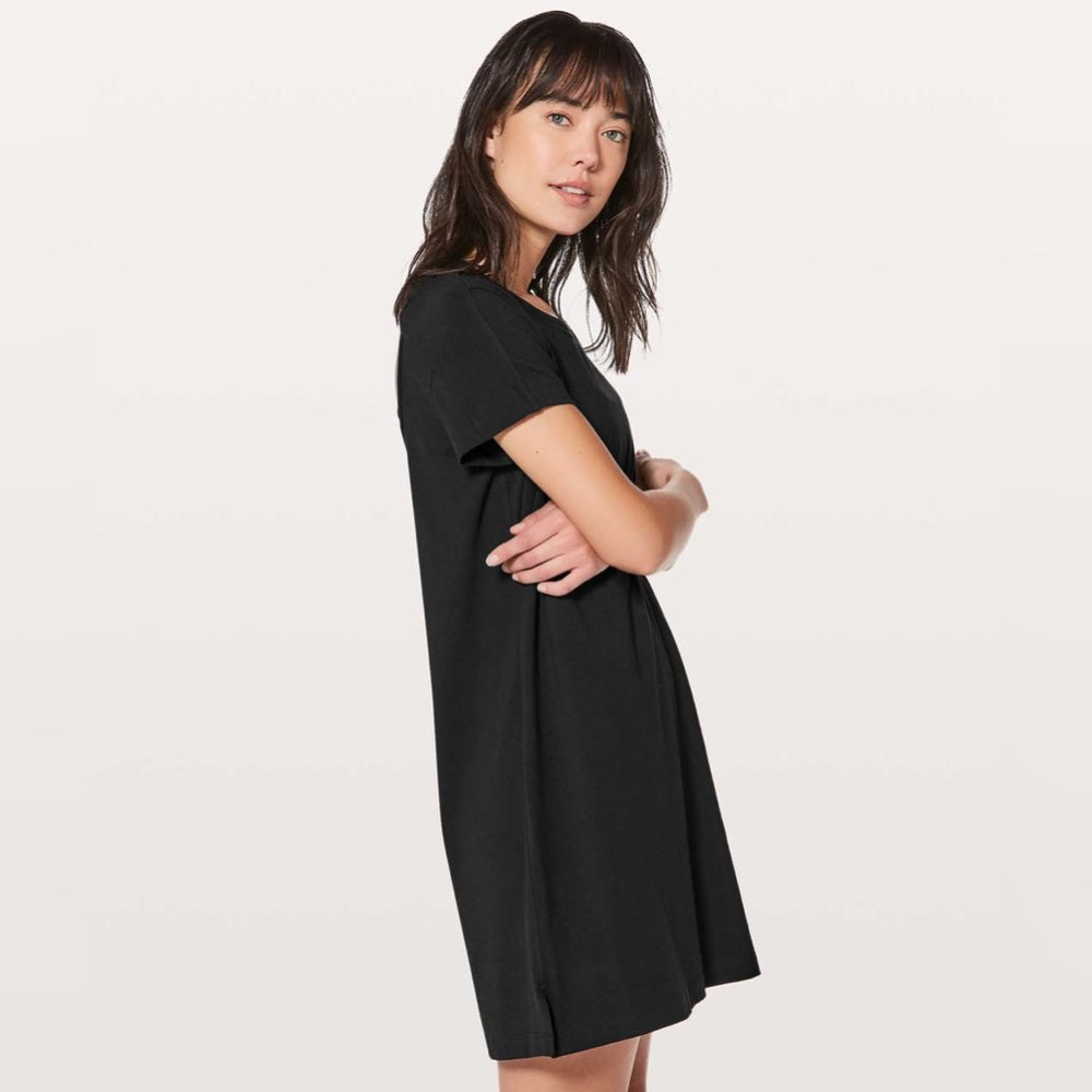 Lululemon Day Tripper Dress, Black, size 10