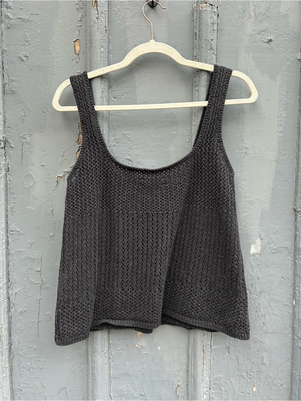 Kotn Grey Blue Samia Knit Tank, Size M