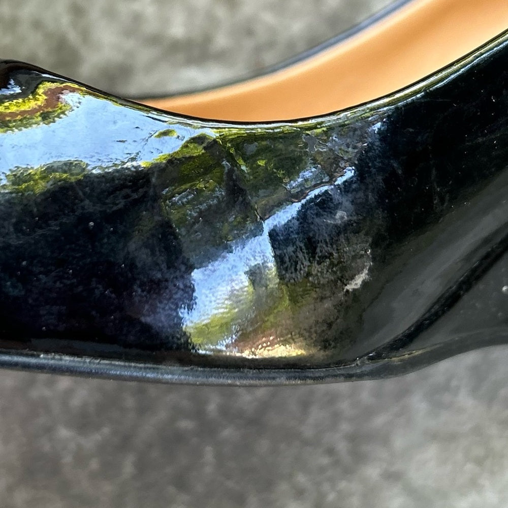 J. Crew Sylvia Patent Leather Wedges size 8.5