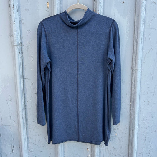 Miik Black Soft Mock Neck Top – Size M
