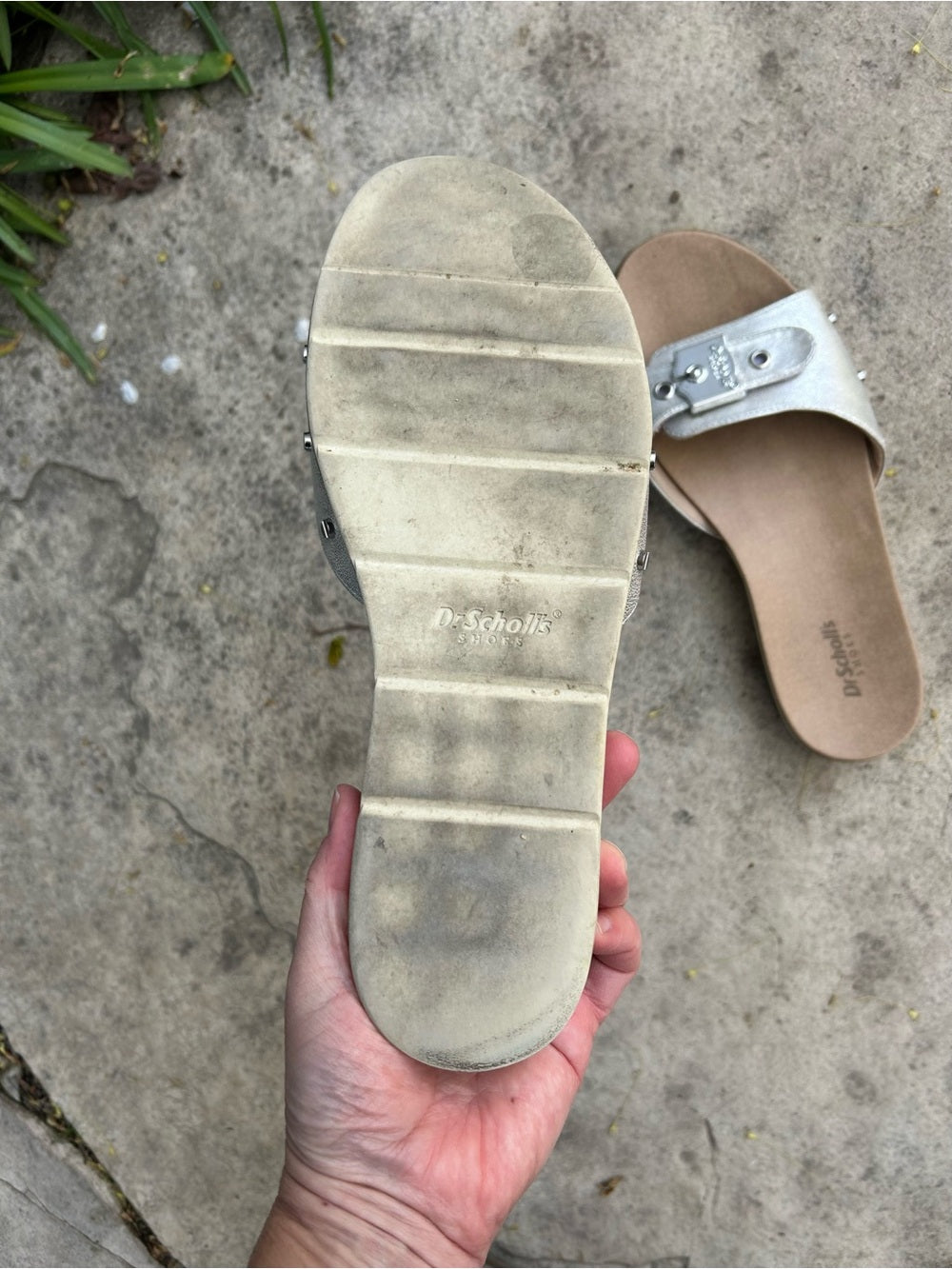 Dr. Scholl’s Nice Iconic Flat Slide Sandal, size 9.5