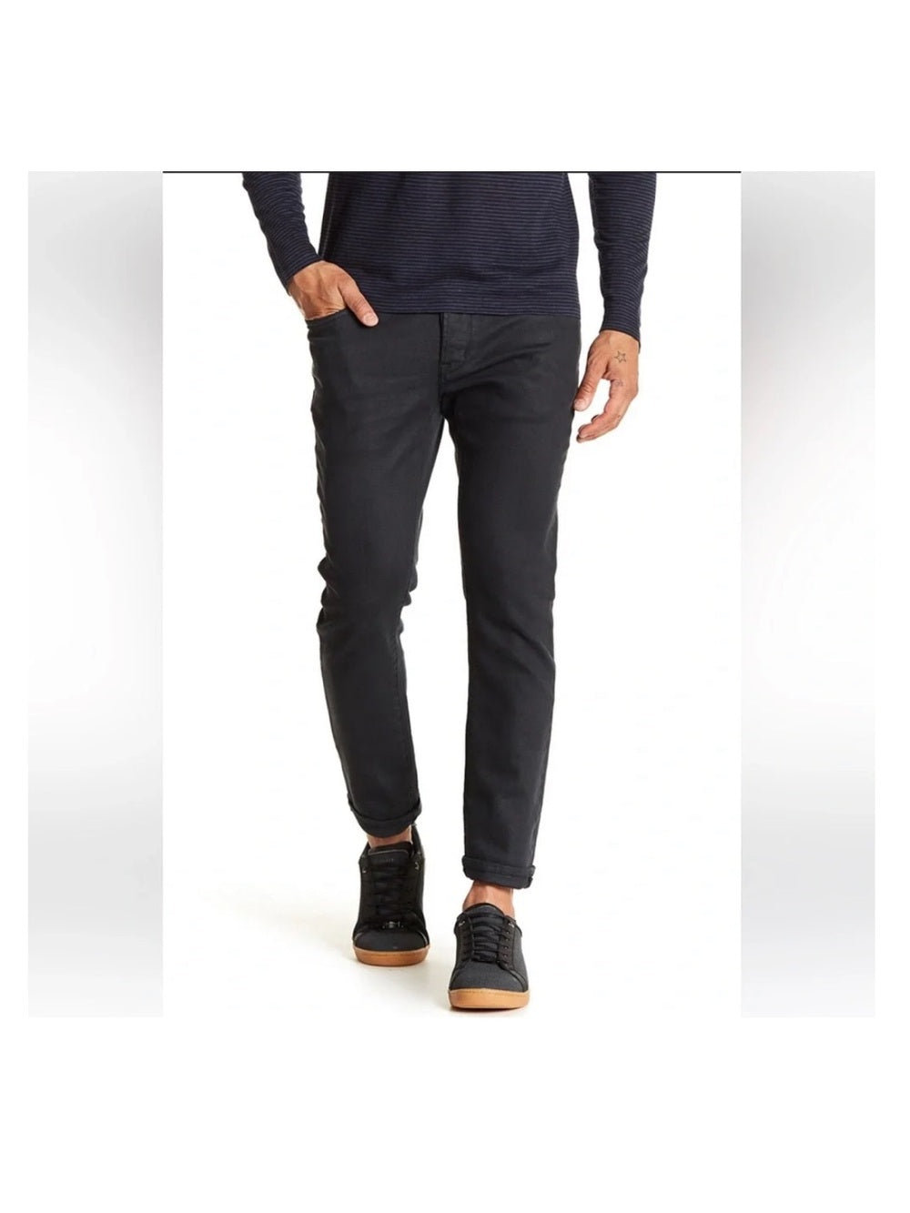 John Varvatos Wight Faded Slim Jeans, size 40