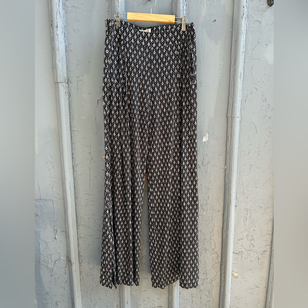 Anthropologie Elevenses Kaimana black and white Palazzo Pants, Small