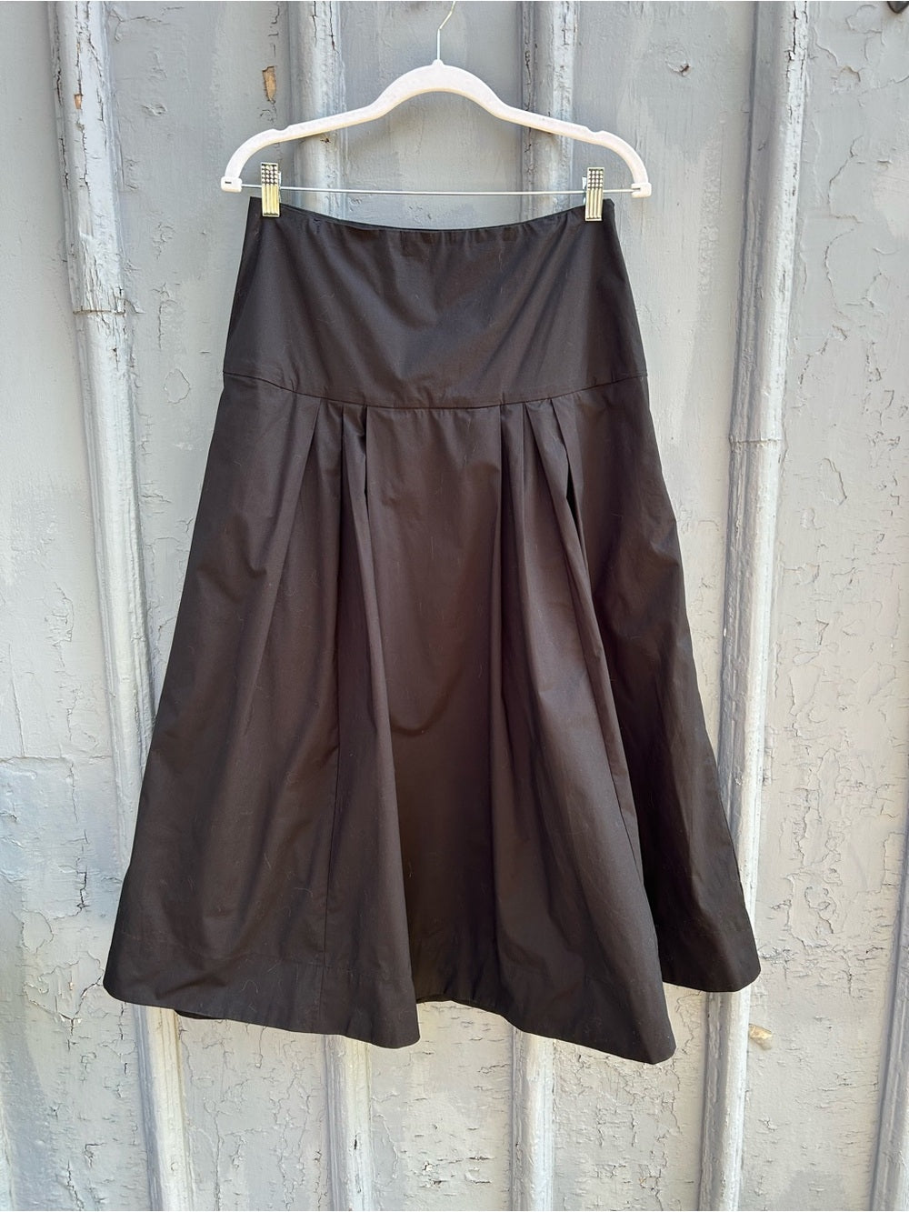 Babaton Chandelier Black Poplin Skirt, BNWT, size 10