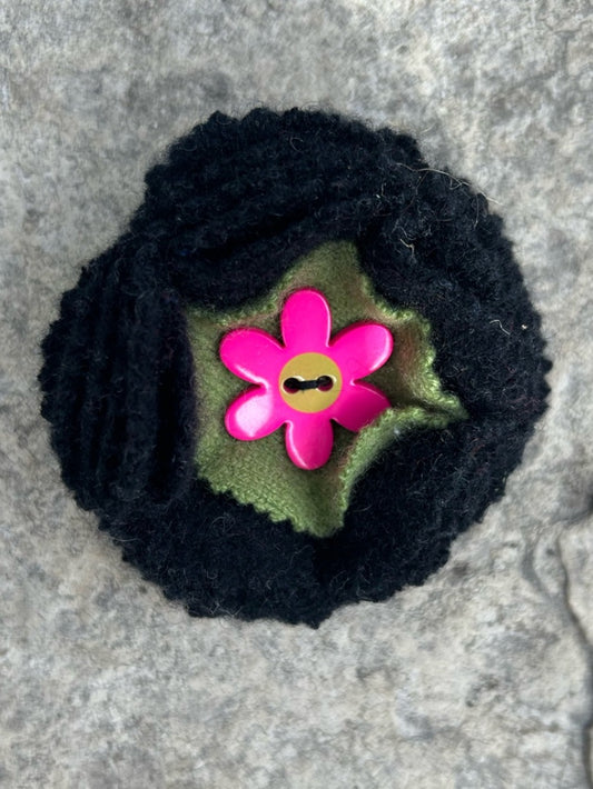 Vintage Cashmere Floral Brooch
