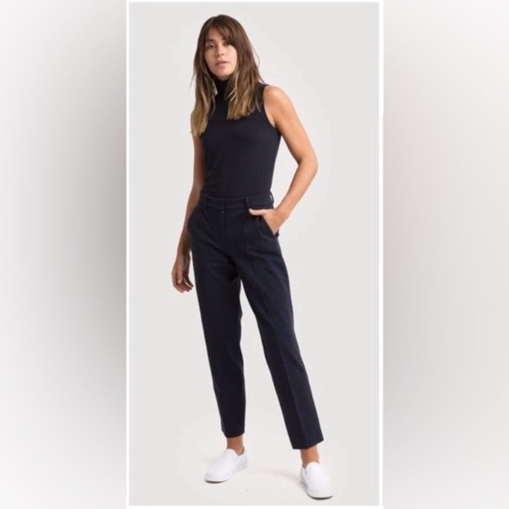 Kit & Ace Black Coastline Cashmere Trousers, Size 8