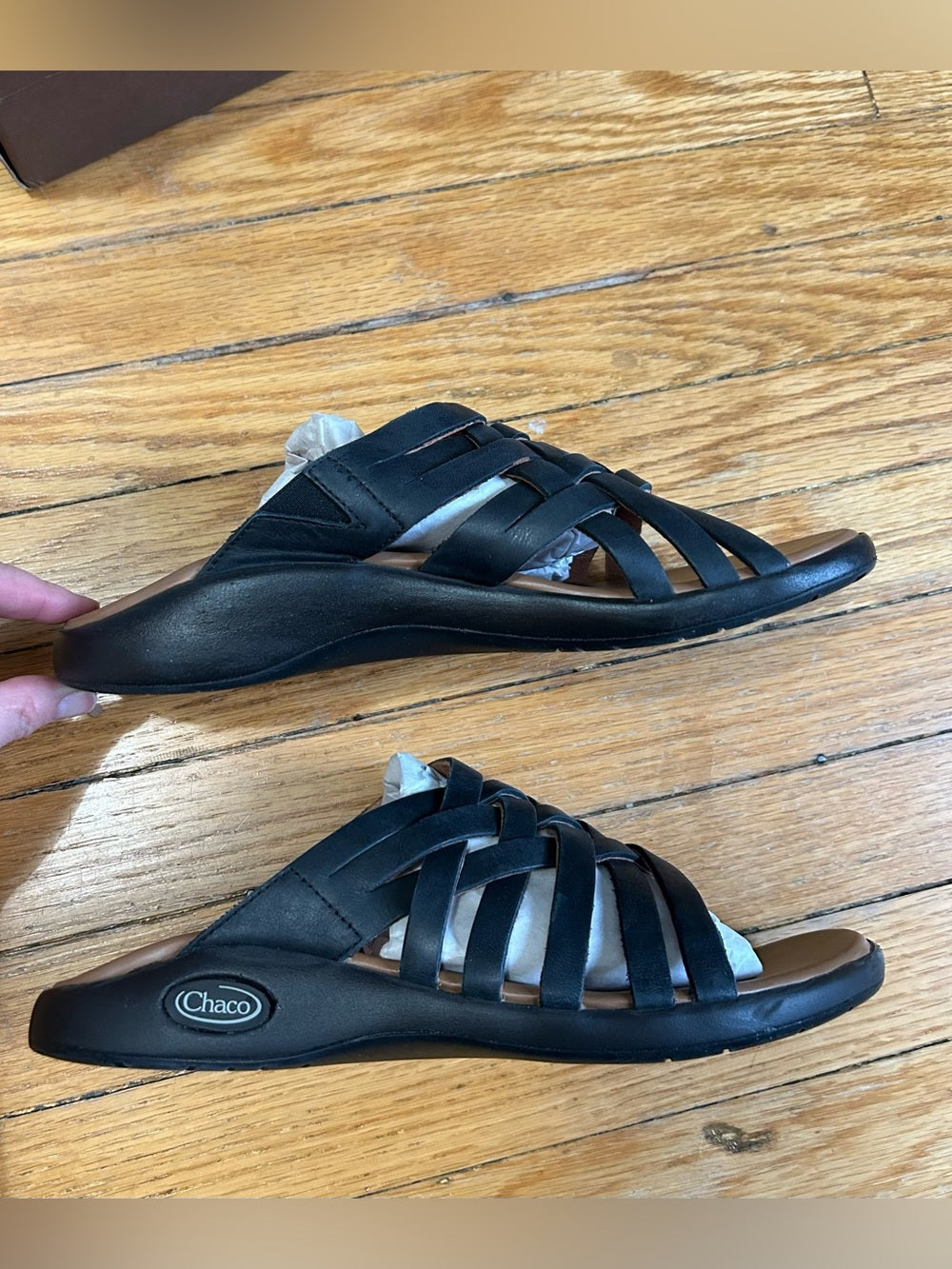 Chaco Sofia Black Sandals, BNIB, size 8