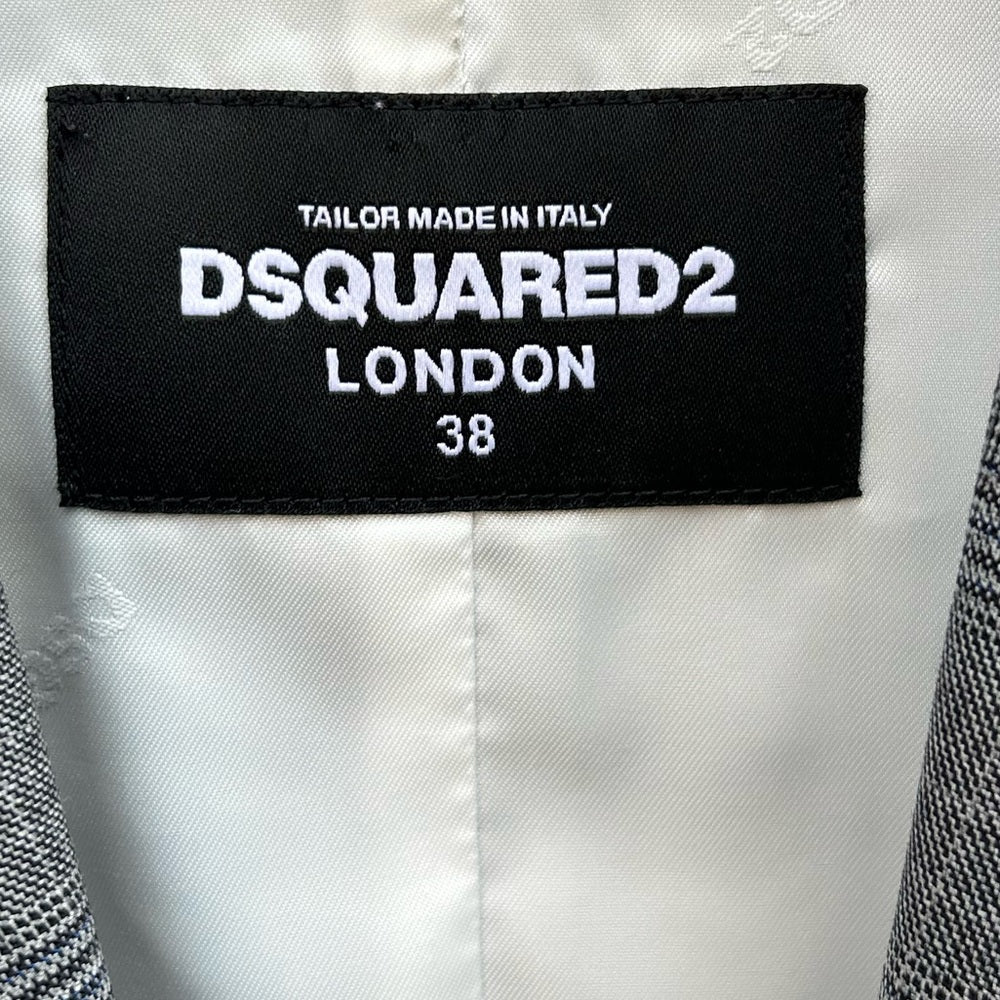 DSquared2 Houndstooth Wool Blazer, size 38 (US 4/6)