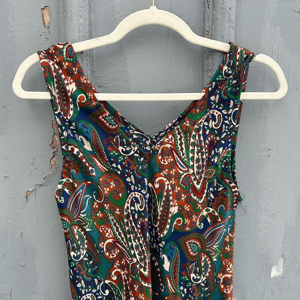 Made in Nepal Silk dress, BNWT, one size (small)