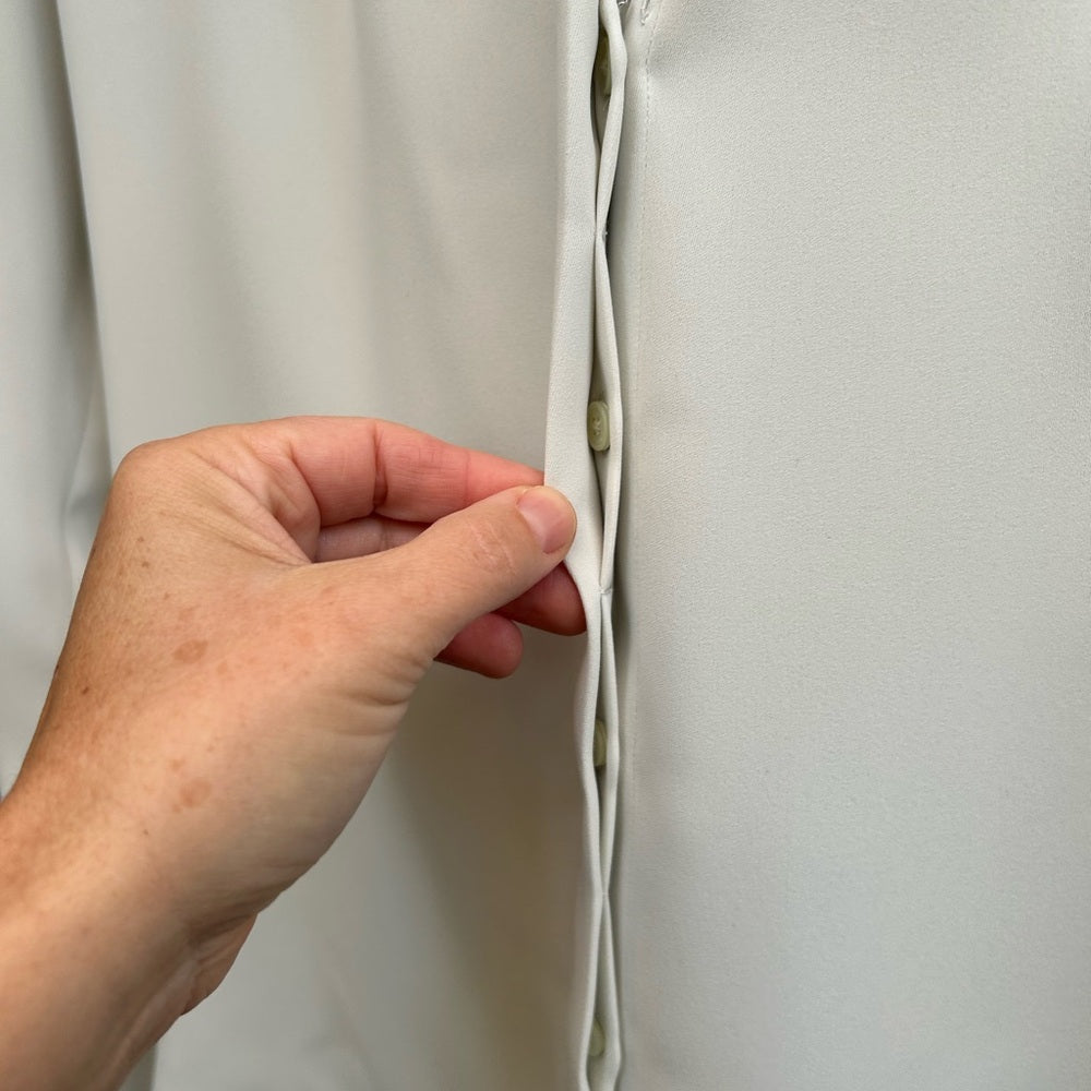 Babaton Cream Akira Power Blouse, size M