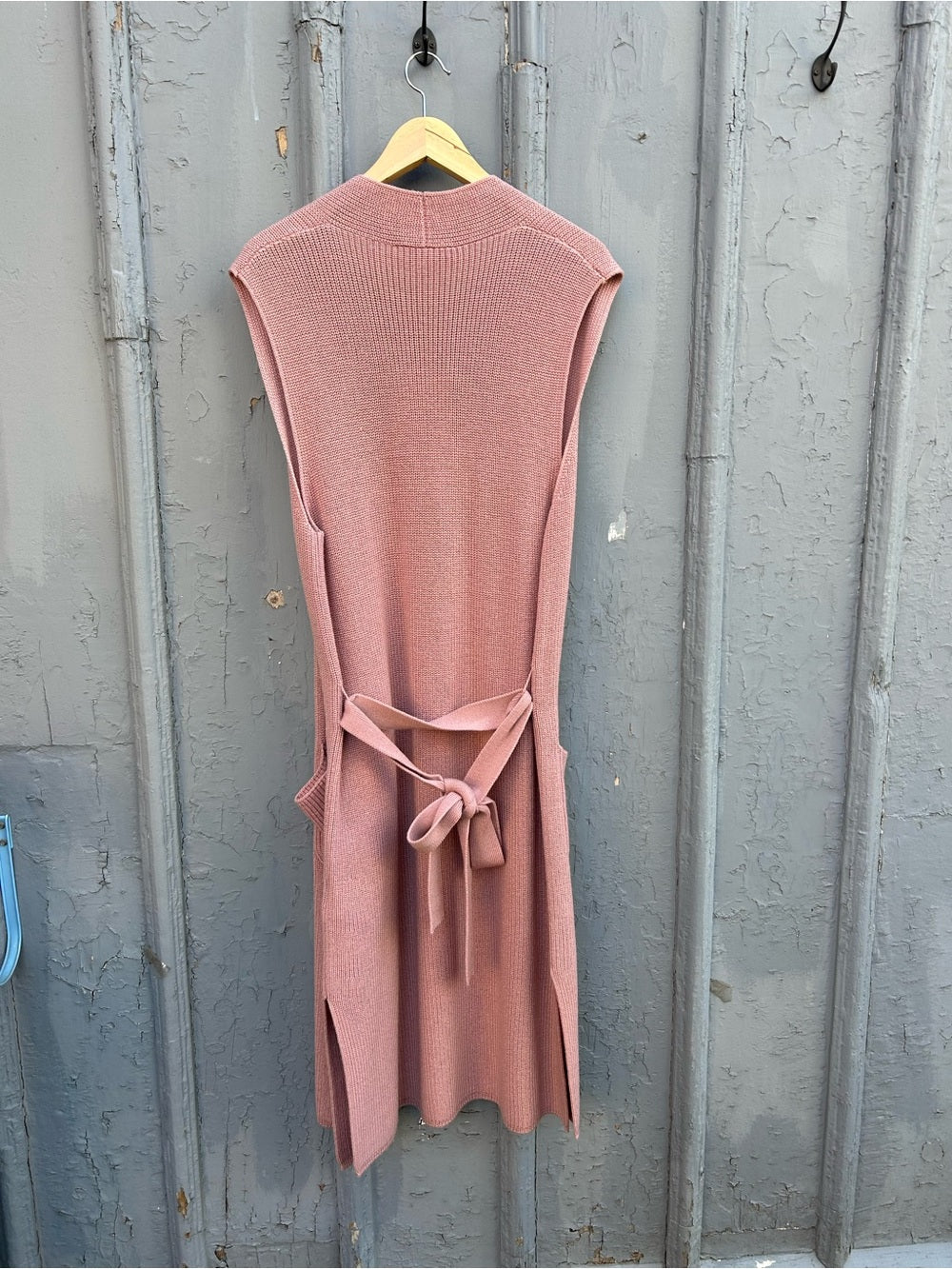 Max Mara Leisure Knitted Wool Waistcoat, BNWT, Pink, size M