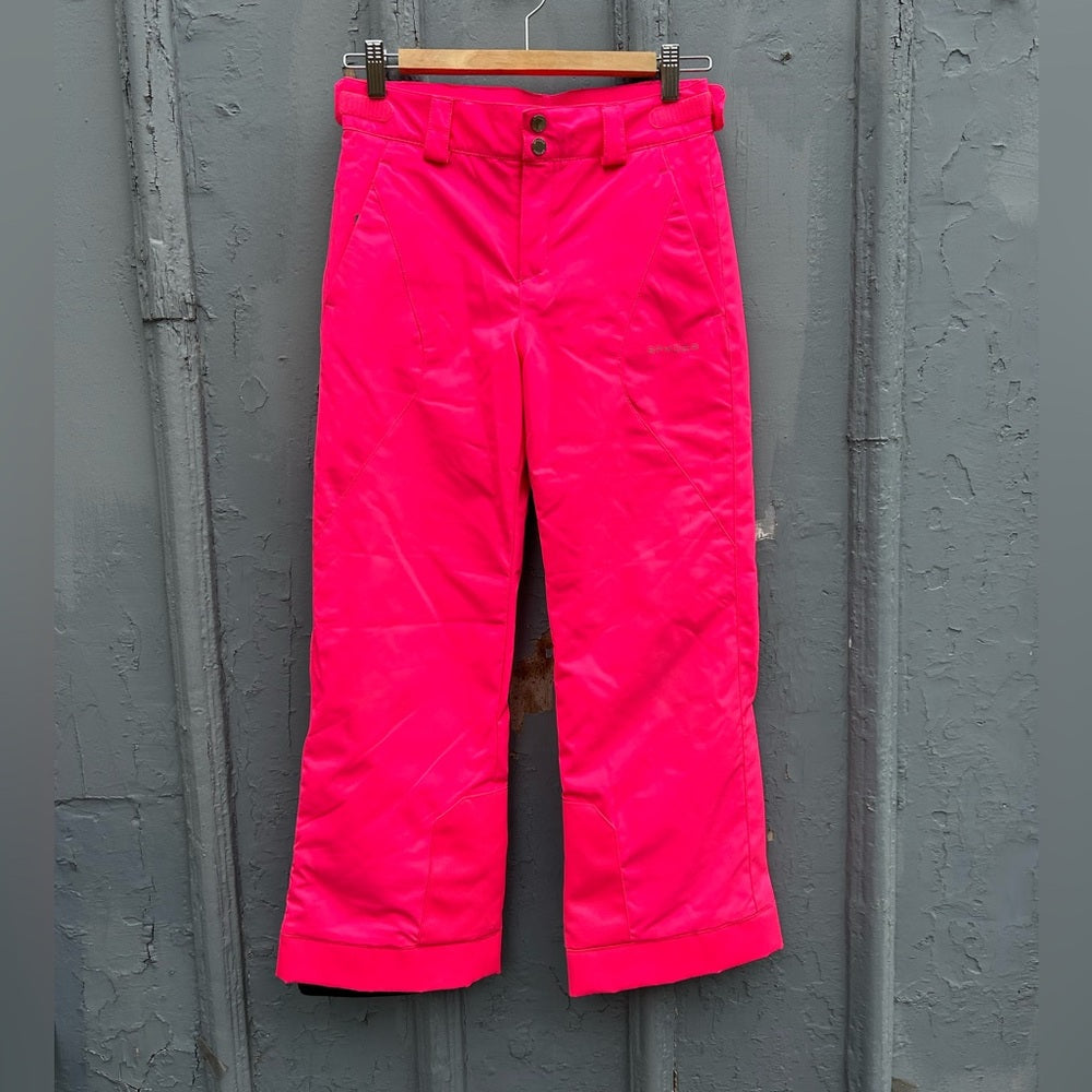 Spyder pink snow pants, size 12Y