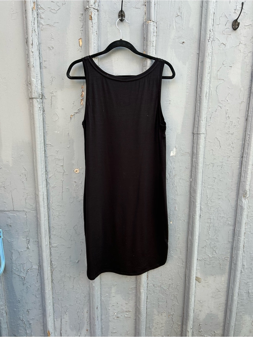 Icebreaker black Yanni merino tank dress, size L