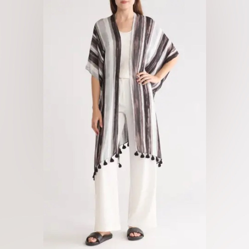 Nordstrom Pom Pom Shawl Wrap, One Size
