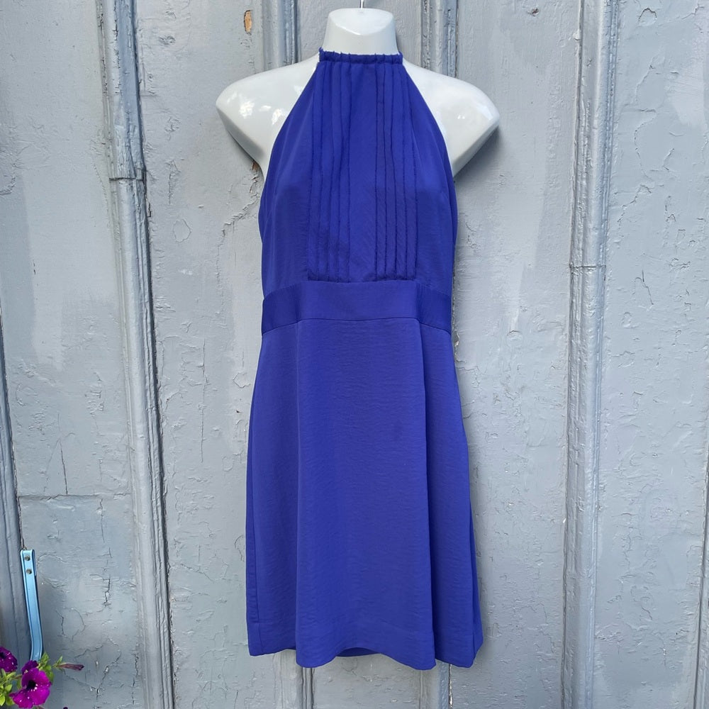 Banana Republic Cobalt Blue halter dress, Size 4