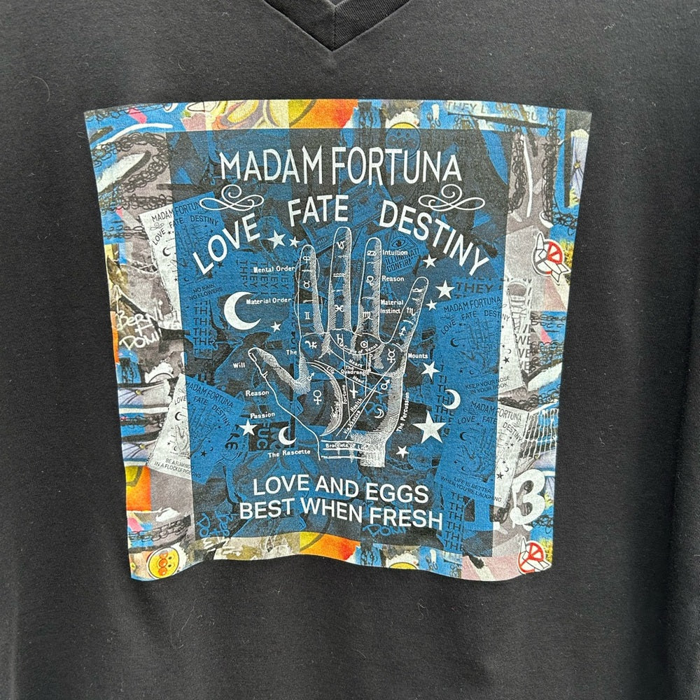 Suzi Roher The Victoria Madame Fortuna long sleeve tee, size Small