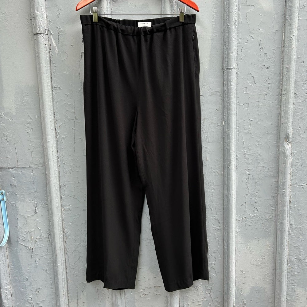 Babaton Black Crepe Serif Pant, size XL